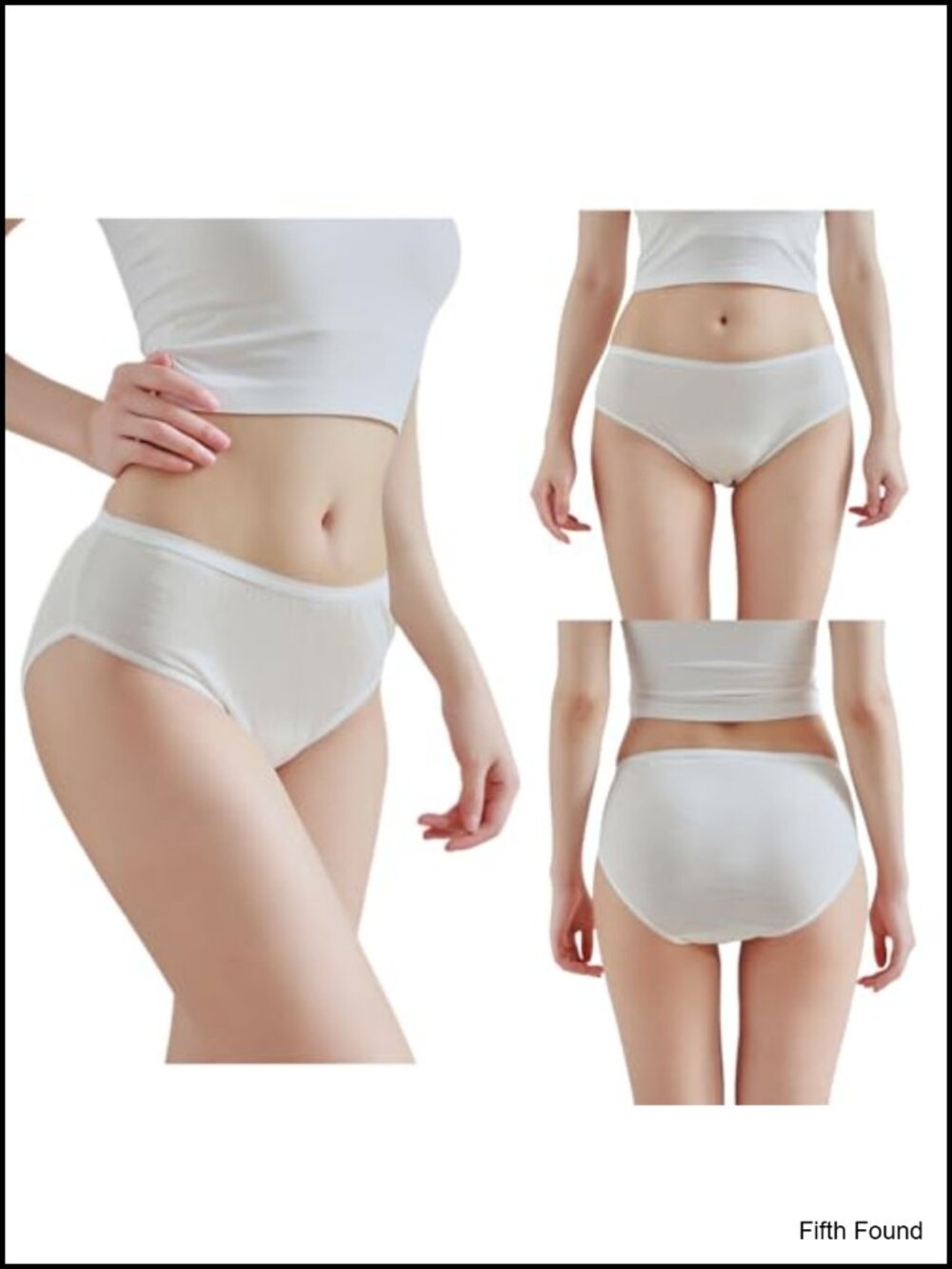 Disposable Pure Cotton Underwear Travel Panties 10 Pack Briefs High Stretch